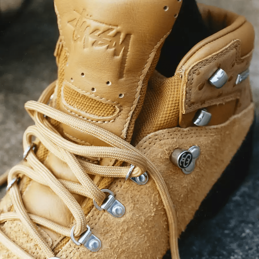 Giày Timberland World Hiker Boots 'Stussy Wheat' A5ZMK231 - Ảnh 7