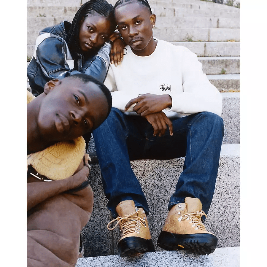 Giày Timberland World Hiker Boots 'Stussy Wheat' A5ZMK231 - Ảnh 8