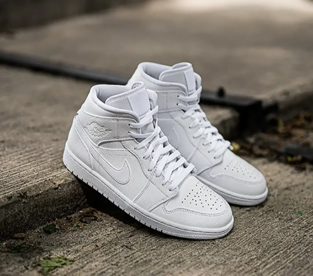 Giày Nike Air Jordan 1 Mid 'Pure Money' 2019 554724-129 - Ảnh 4