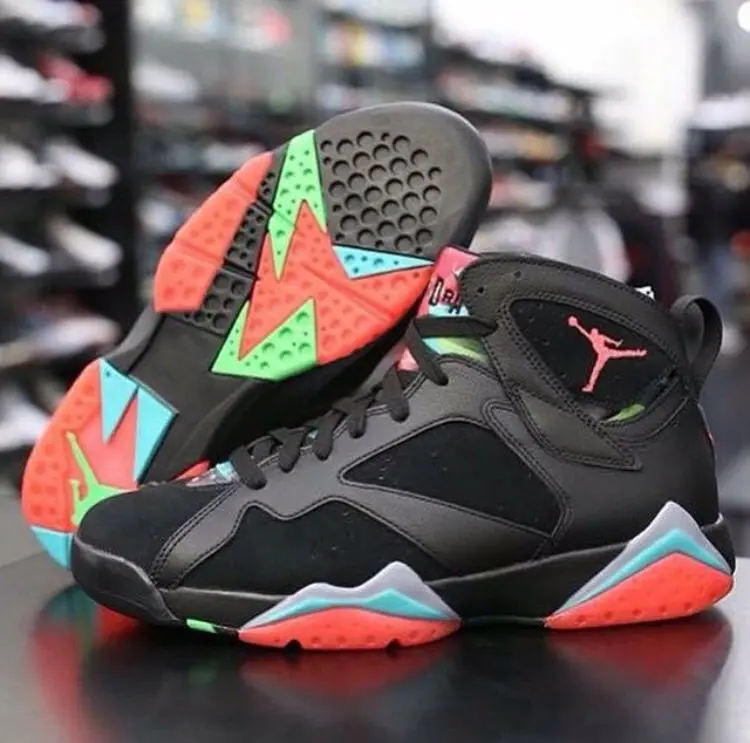 Giày Nike Air Jordan 7 Retro 30th 'Barcelona Night' 705350-007 - Ảnh 5