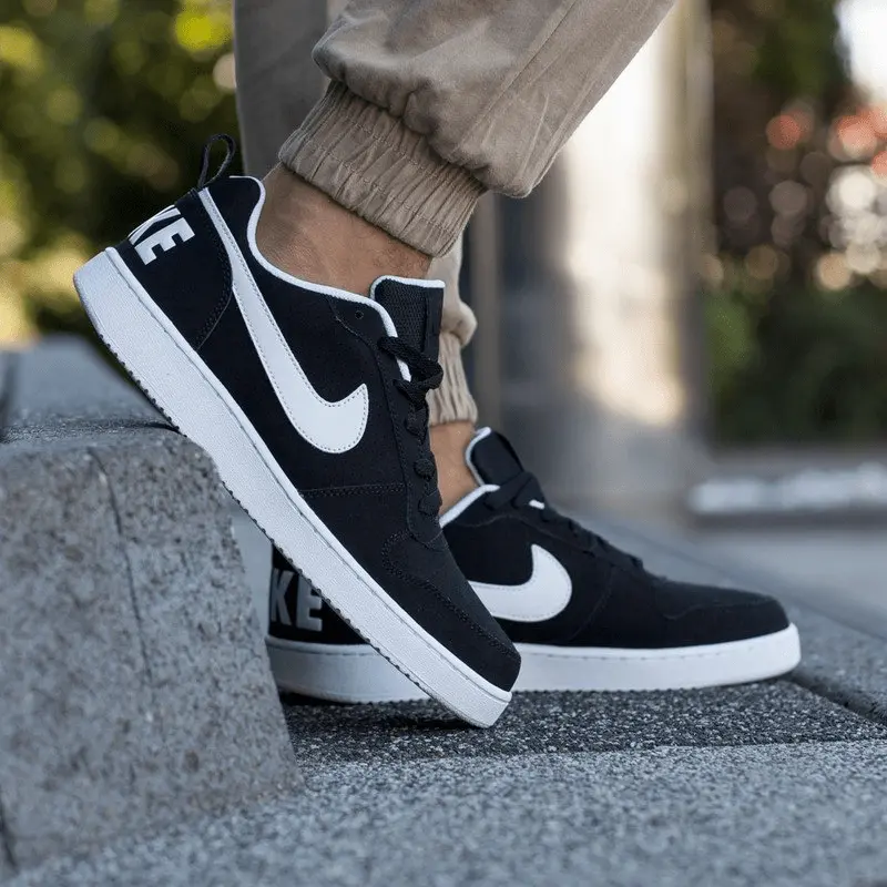 GIày Nike Court Borough Low 'Black White' 838937-010 - Ảnh 4