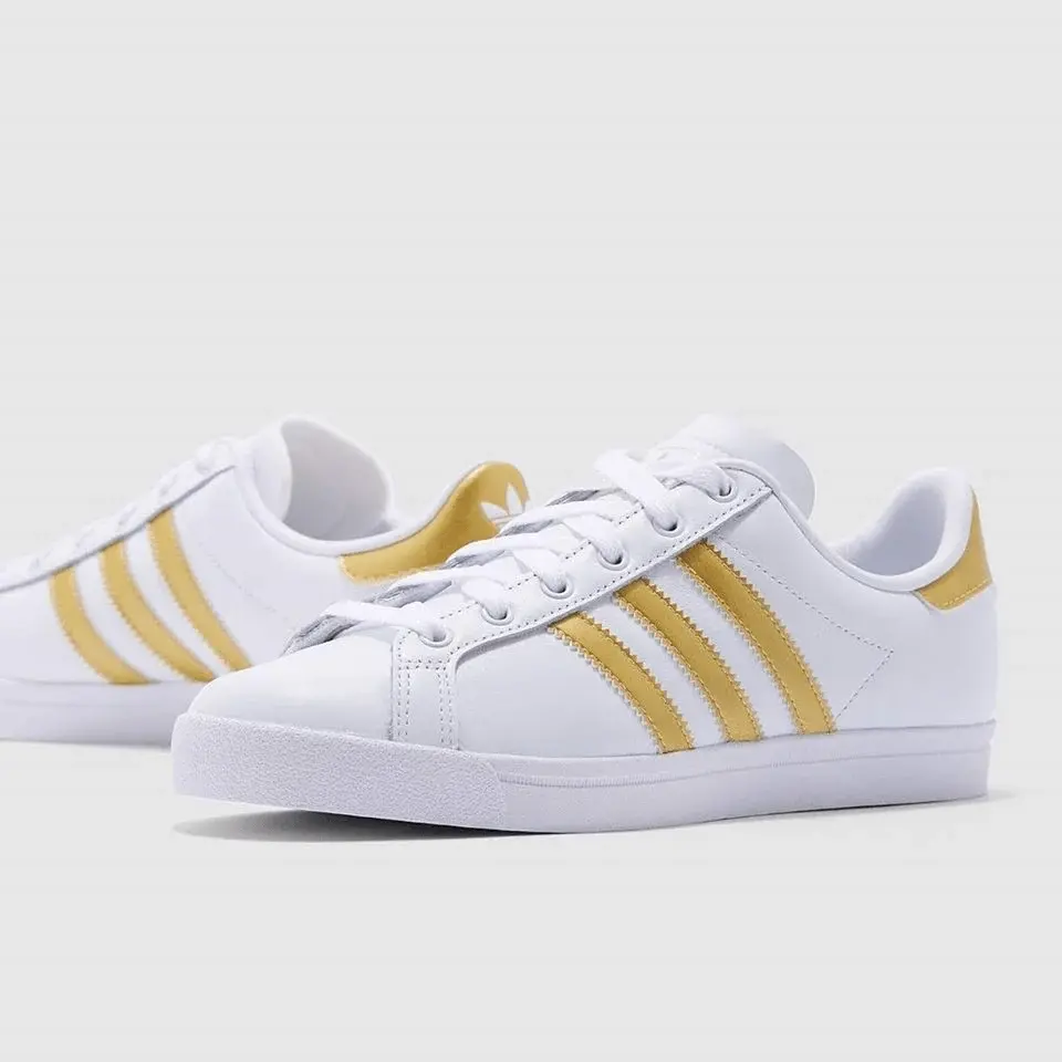 Alternative view of Giày Adidas Wmns Coast Star 'White Gold Metallic' EE6200