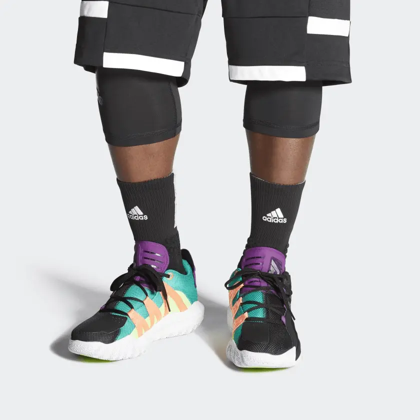 Alternative view of Giày Adidas Dame 6 GCA 'Purple Teal Accents' EF9872