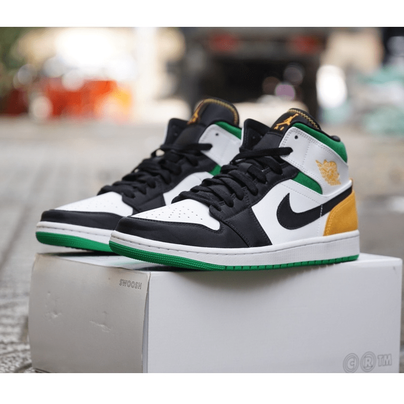 Giày Nike Air Jordan 1 Mid SE 'Oakland' 852542-101 - Ảnh 6