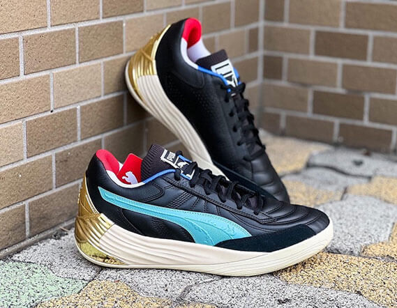 Giày Puma Nitro Paris 'Gold Black' 377107-01 - Ảnh 5