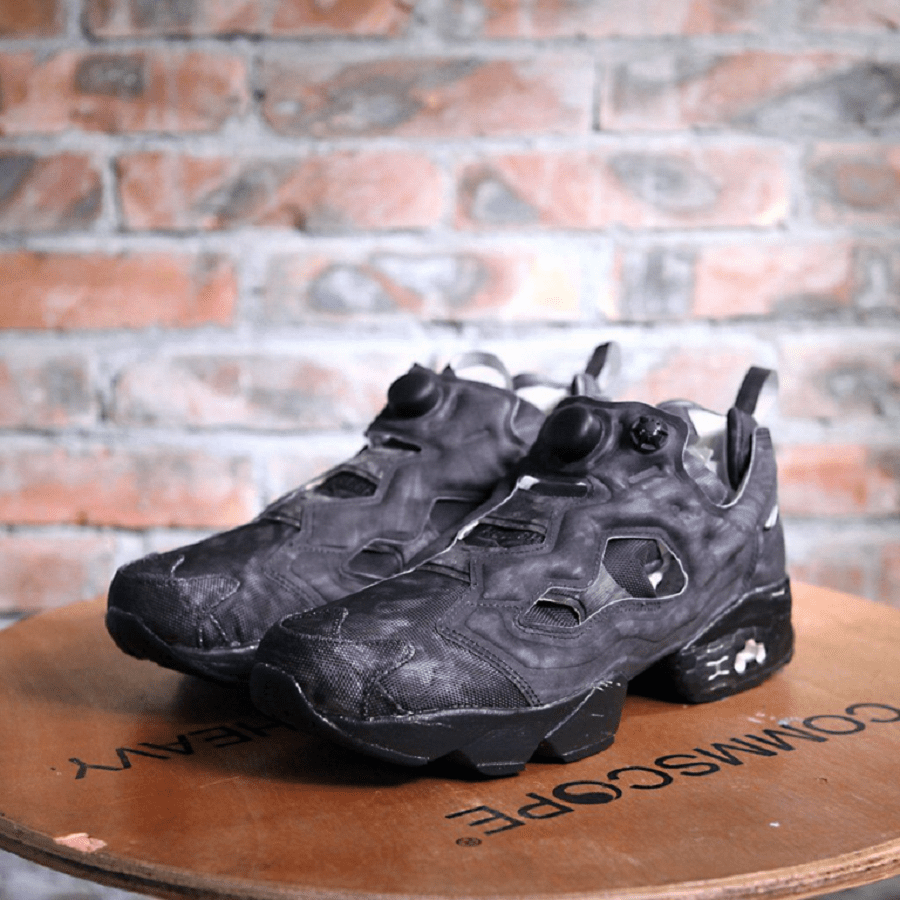 Giày Reebok Vetements x InstaPump Fury OG 'Washed Black' CN2260 - Ảnh 2