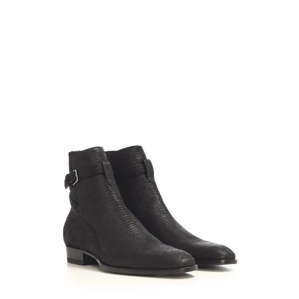 Giày Saint Laurent Low Boot Wyatt 30 'Black' 630482-1YO00-1000 - Ảnh 4