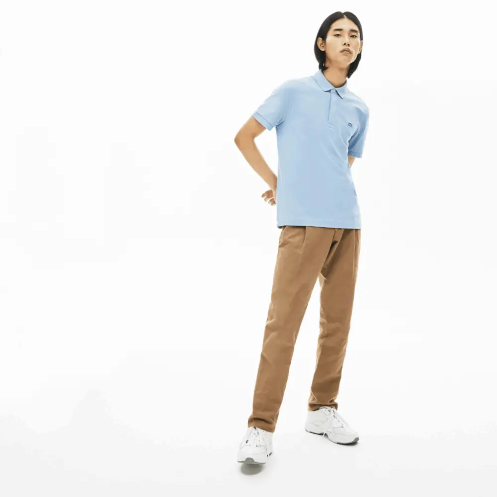 Áo Lacoste Men's Paris Polo Regular Fit Stretch Cotton Piqué PH5522-Z0G - Ảnh 4