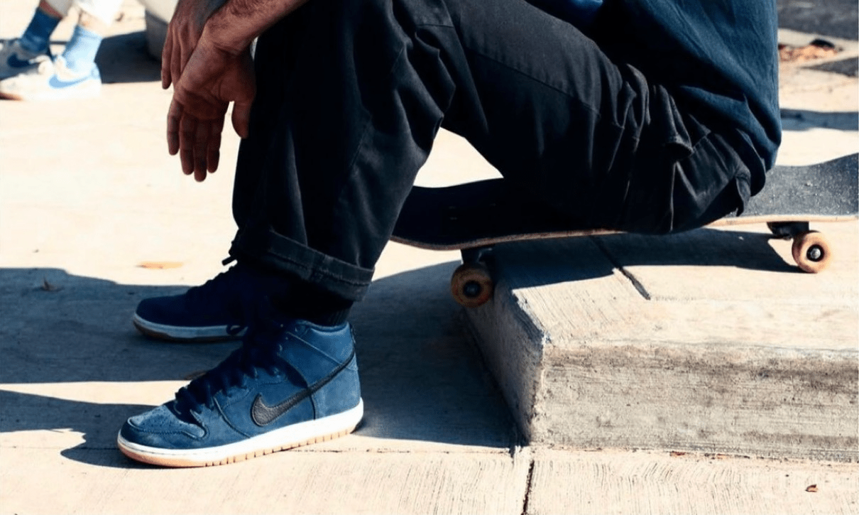 Giày Nike SB Dunk High Pro ISO SB Orange Label Midnight Navy CI2692-401 - Ảnh 6