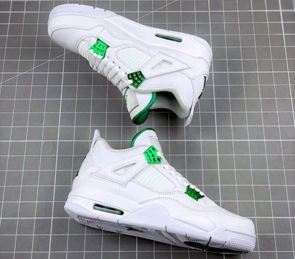 Giày Nike Air Jordan 4 Retro 'Metallic Green' CT8527-113 - Ảnh 5
