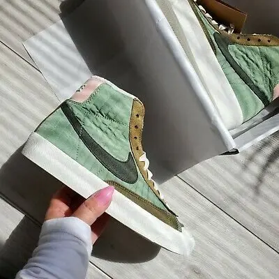 Giày Nike Blazer Mid '77 GS 'Oil Green' DO5216-331 - Ảnh 5