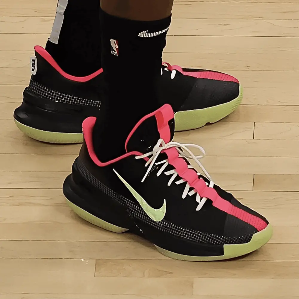 Giày Nike LeBron Ambassador 13 'Black Lime' CQ9329-001 - Ảnh 4