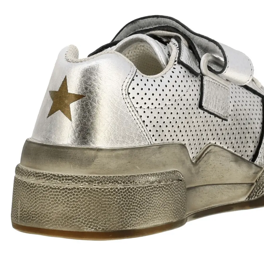 Giày Saint Laurent SL24 Velcro Sneakers 558255-08D10-8105 - Ảnh 4