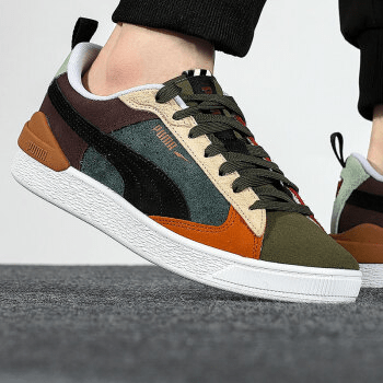 Giày Puma Suede Block Shoes WTFormstripe 'Grape Leaf' 381184-02 - Ảnh 5