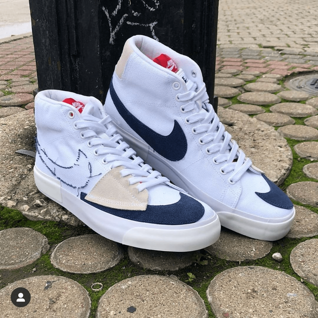 Giày Nike Blazer Mid SB Edge 'Hack Pack' CI3833-100 - Ảnh 3