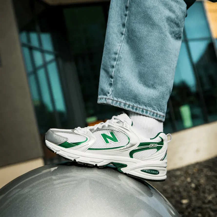 Alternative view of Giày New Balance 530 'White Nightwatch Green' MR530ENG