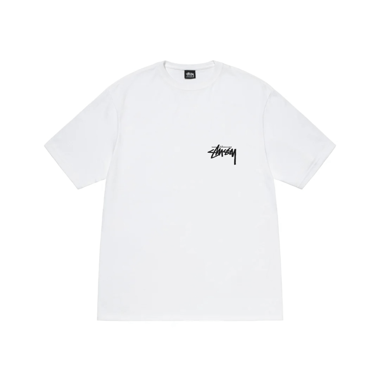 Áo Stussy Burning Stock T-shirt 'White' - Ảnh 2