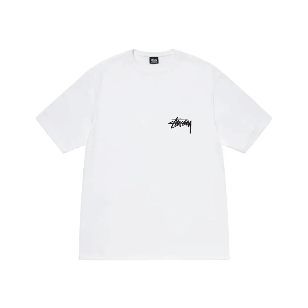 Alternative view of Áo Stussy Burning Stock T-shirt 'White'