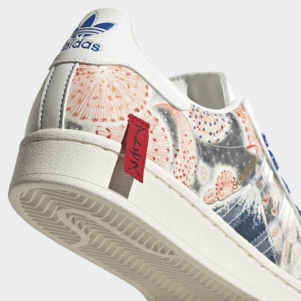 Giày Adidas Atmos x Three Tides Tattoo x Superstar 'Mt. Fuji' GX7791 - Ảnh 5