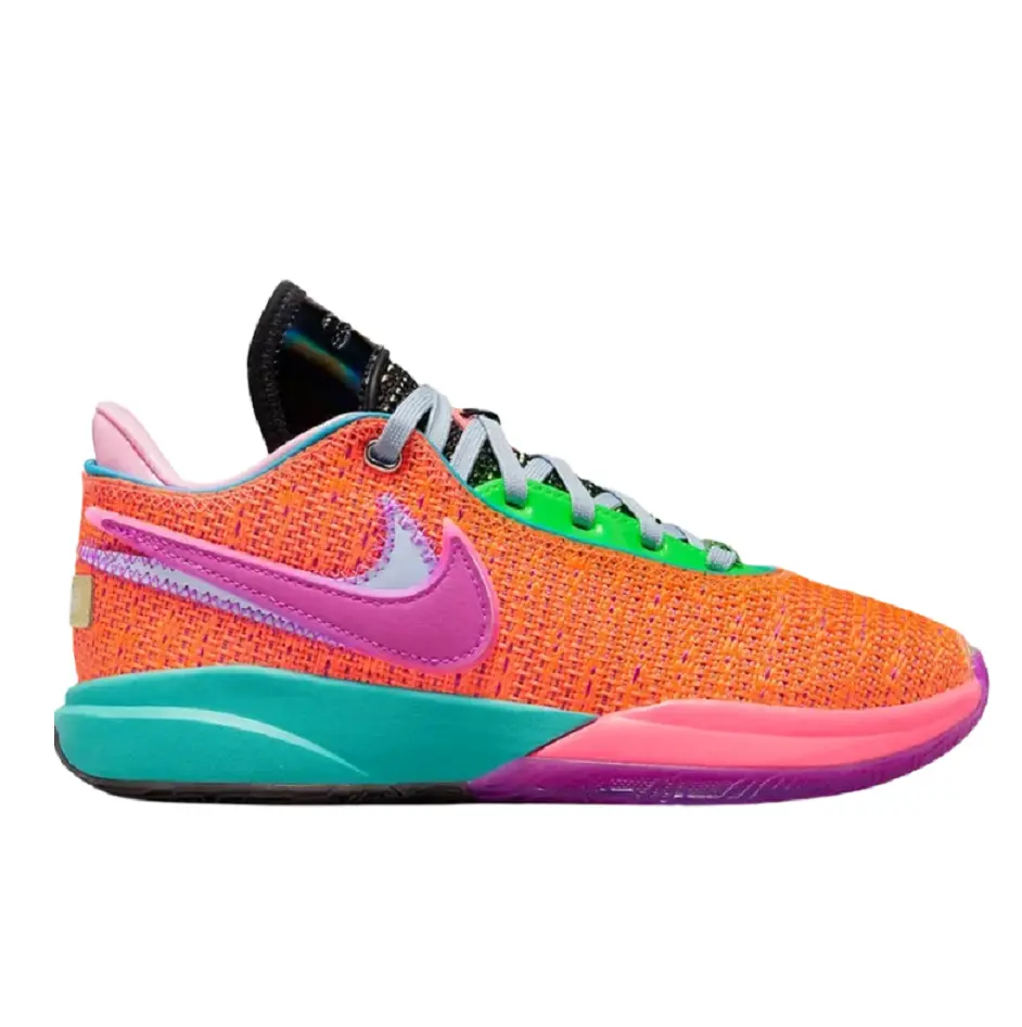 Giày Nike LeBron XX Total GS 'Orange Vivid Purple' DQ8651-800