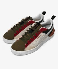 Giày Puma Suede Block Shoes WTFormstripe 'Grape Leaf' 381184-02 - Ảnh 11