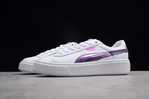 Alternative view of Giày Puma Basket Platform 'Rainbow' 364529-02