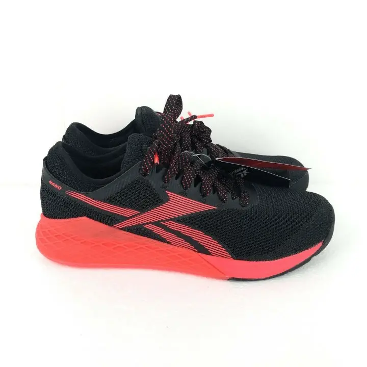 Alternative view of Giày Reebok Nano 9 'Black Neon Red' FU6828