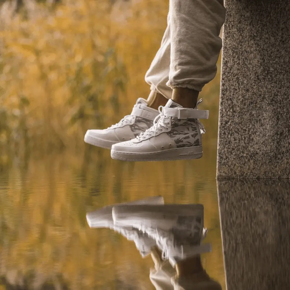 Giày Nike SF Air Force 1 Mid 'Winter Camo' AA1129-100 - Ảnh 5