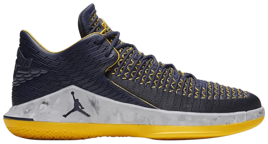 Giày Nike Air Jordan 32 Low 'Michigan Wolverines' AA1256-405
