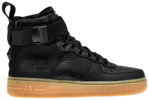 Giày Nike SF Air Force 1 Mid 'Black Gum' AA3966-002