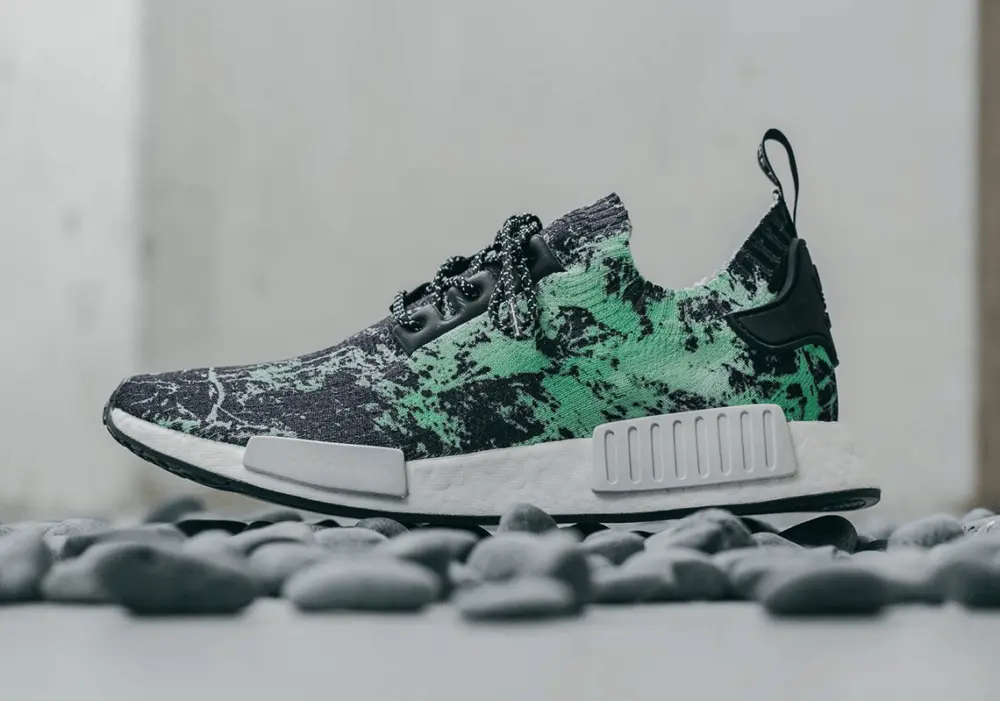 Alternative view of Giày Adidas NMD R1 PK "Green Marble" BB7996