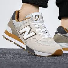 Giày New Balance 574 'Grey Yellow' ML574PO2 - Ảnh 6
