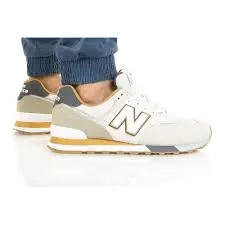 Giày New Balance 574 'Grey Yellow' ML574PO2 - Ảnh 4