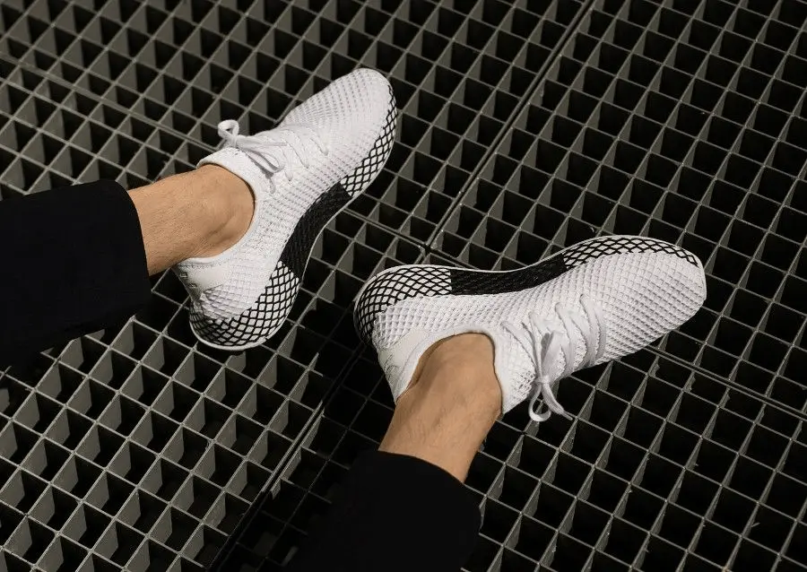 Giày Adidas Deerupt Runner 'White Black' B41767 - Ảnh 5