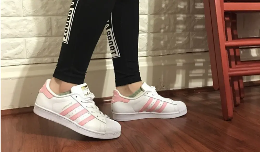 Giày Adidas Superstar ‘White Pink’ S81019 - Ảnh 4