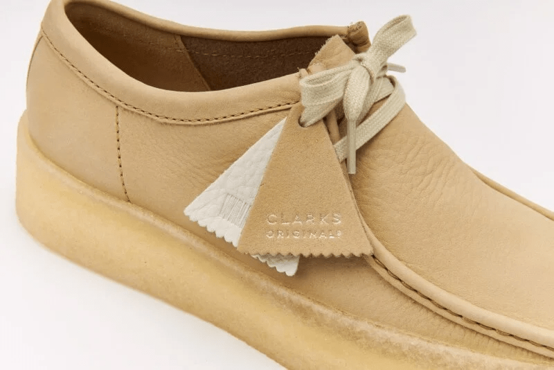 Giày Clarks Wallabee Cup 'White Nubuck' 261-58153 - Ảnh 5