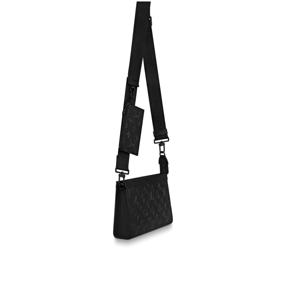 Túi Louis Vuitton Gaston Wearable Wallet 'Black' M81115 - Ảnh 7