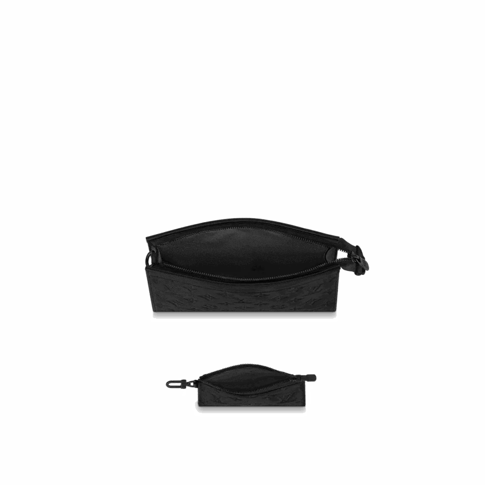 Túi Louis Vuitton Gaston Wearable Wallet 'Black' M81115 - Ảnh 6