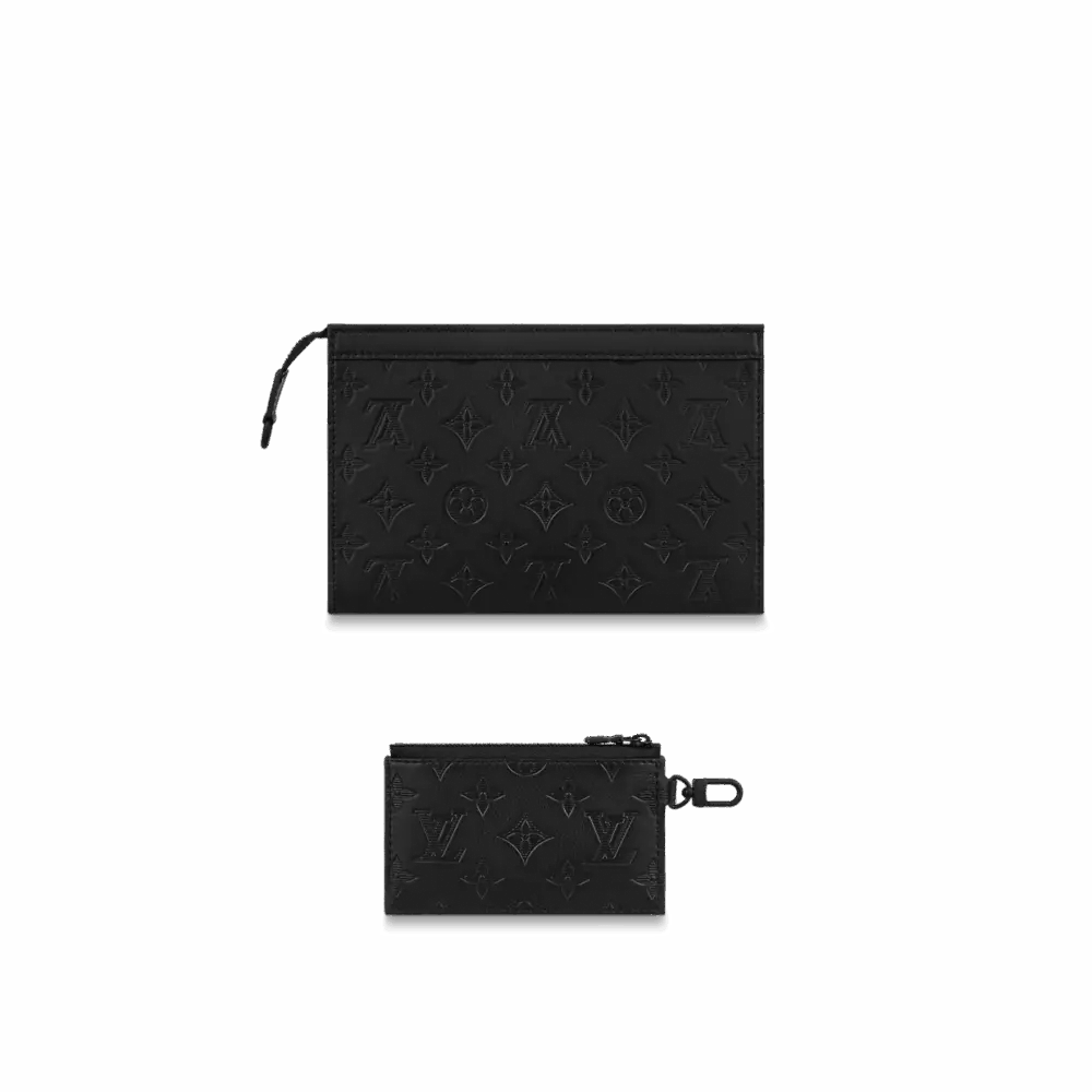 Túi Louis Vuitton Gaston Wearable Wallet 'Black' M81115 - Ảnh 4