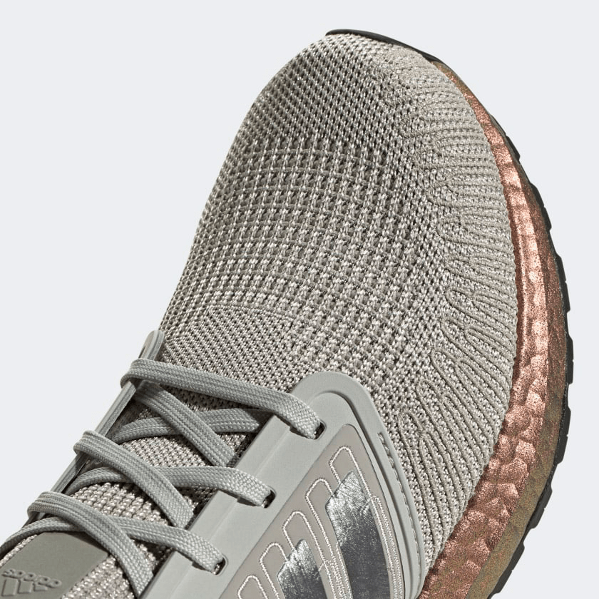 Giày Adidas Ultraboost 20 'Metal Grey Signal Coral' FV4389 - Ảnh 4