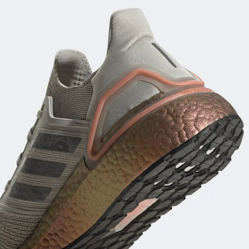 Giày Adidas Ultraboost 20 'Metal Grey Signal Coral' FV4389 - Ảnh 5