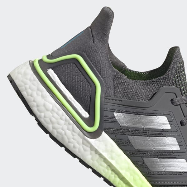 Giày Adidas UltraBoost 20 'Grey Signal Green' FV8317 - Ảnh 6