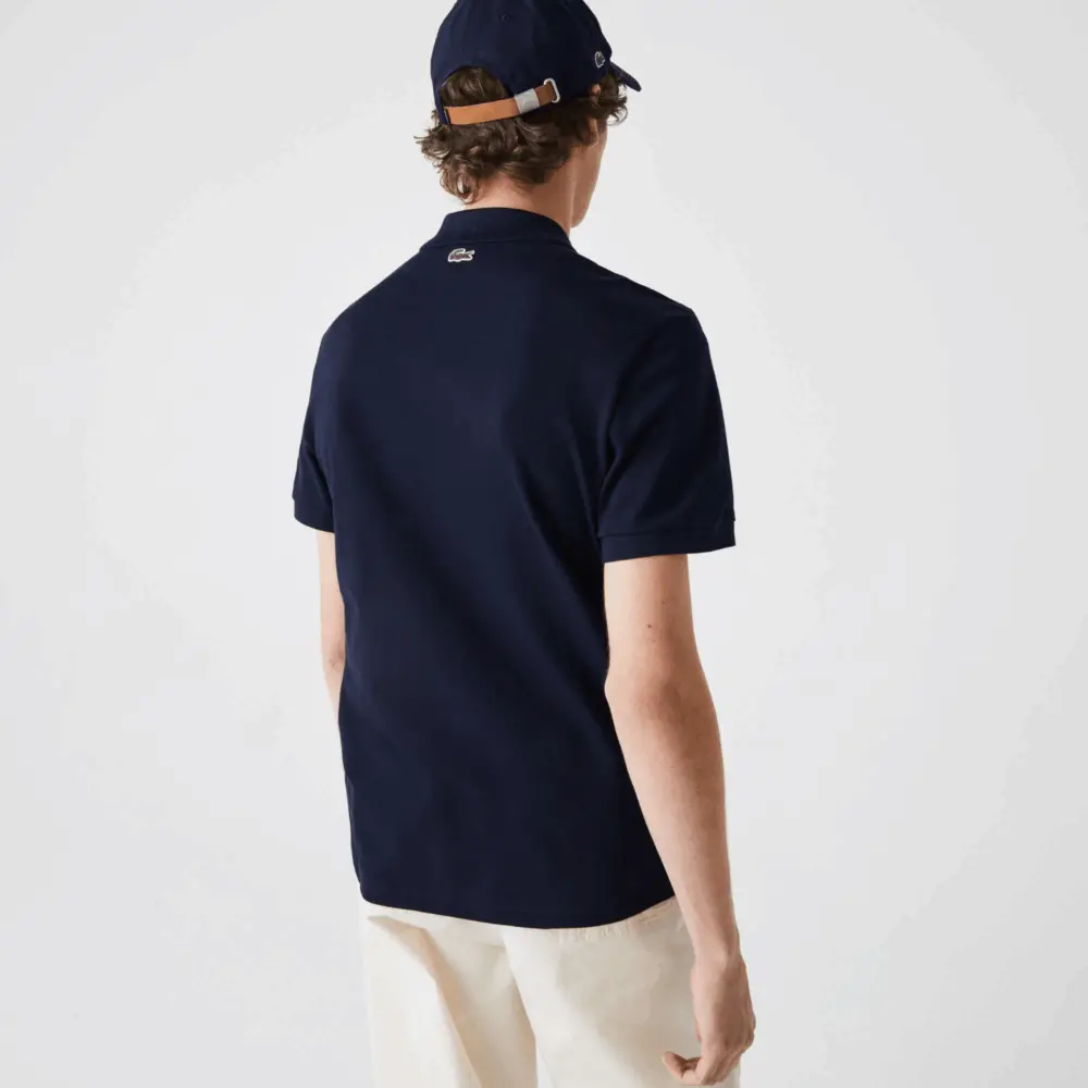 Áo Lacoste Men's Badge-Embellished Cotton Polo PH9727-51G-166 - Ảnh 3