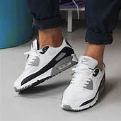 Giày Nike Air Max 90 'White Grey Obsidian' CT4352-100 - Ảnh 5
