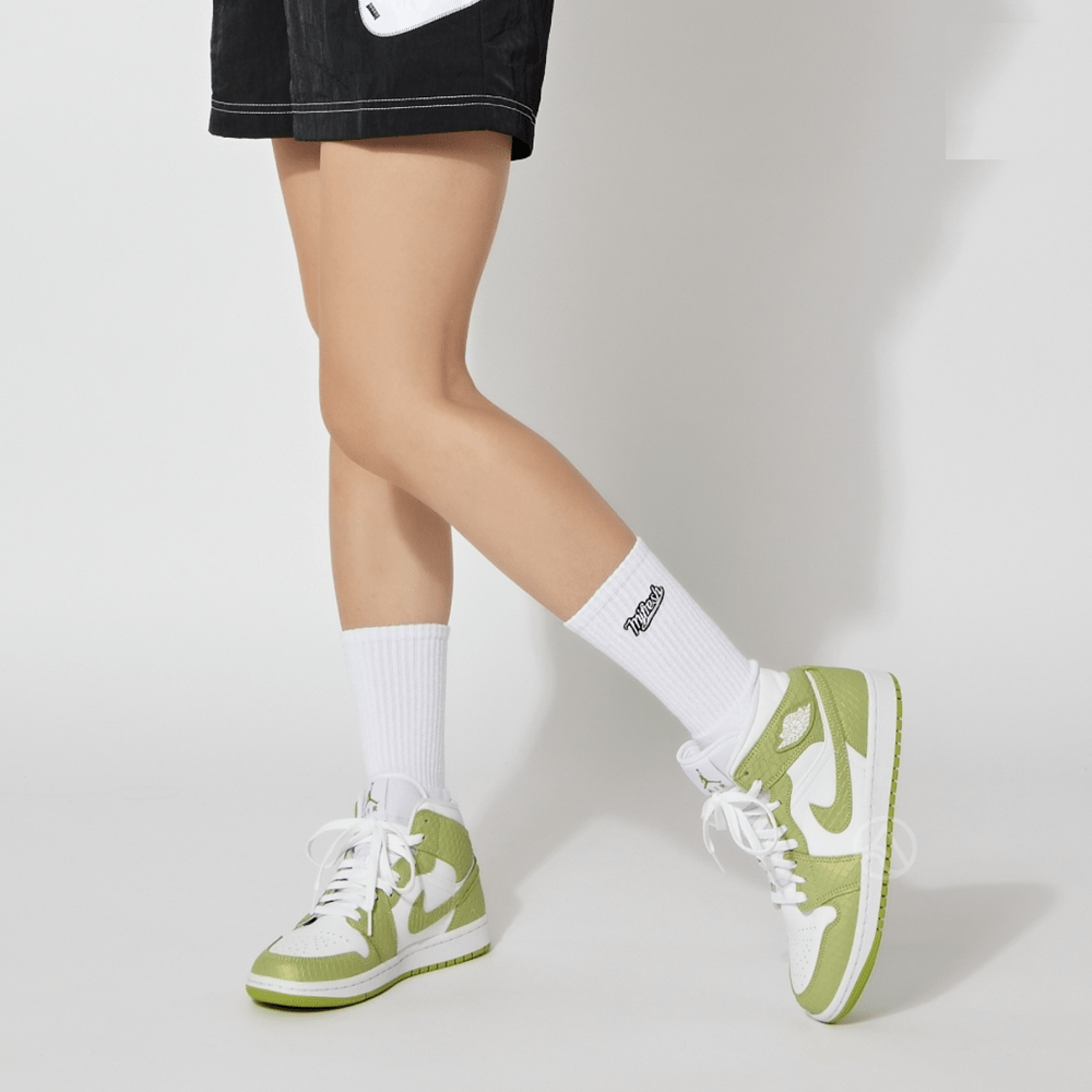 Giày Nike Air Jordan 1 Mid 'Green Python' DV2959-113 - Ảnh 3