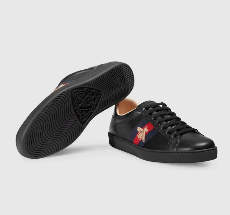 Alternative view of Giày Gucci Ace Embroidered 'Black Bee' 429446-A38G0-1284