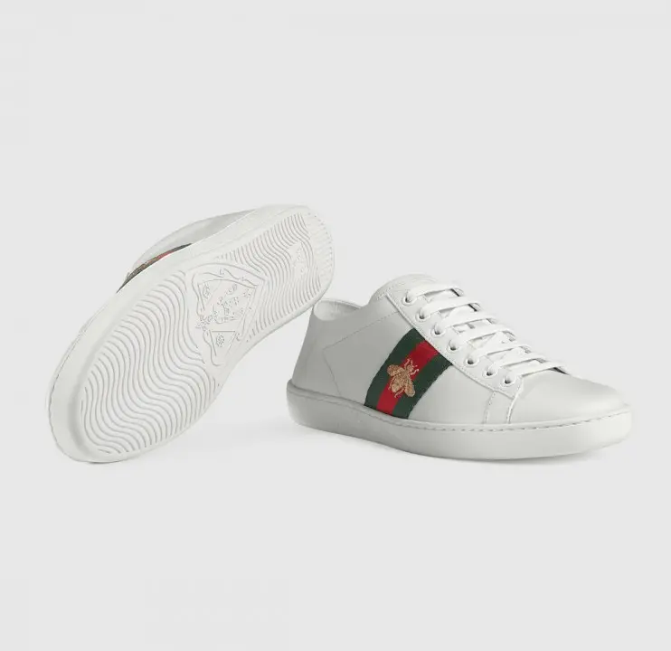 Giày Gucci Wmns Ace Embroidered 'Bee' 475208-A9L60-9067 - Ảnh 3
