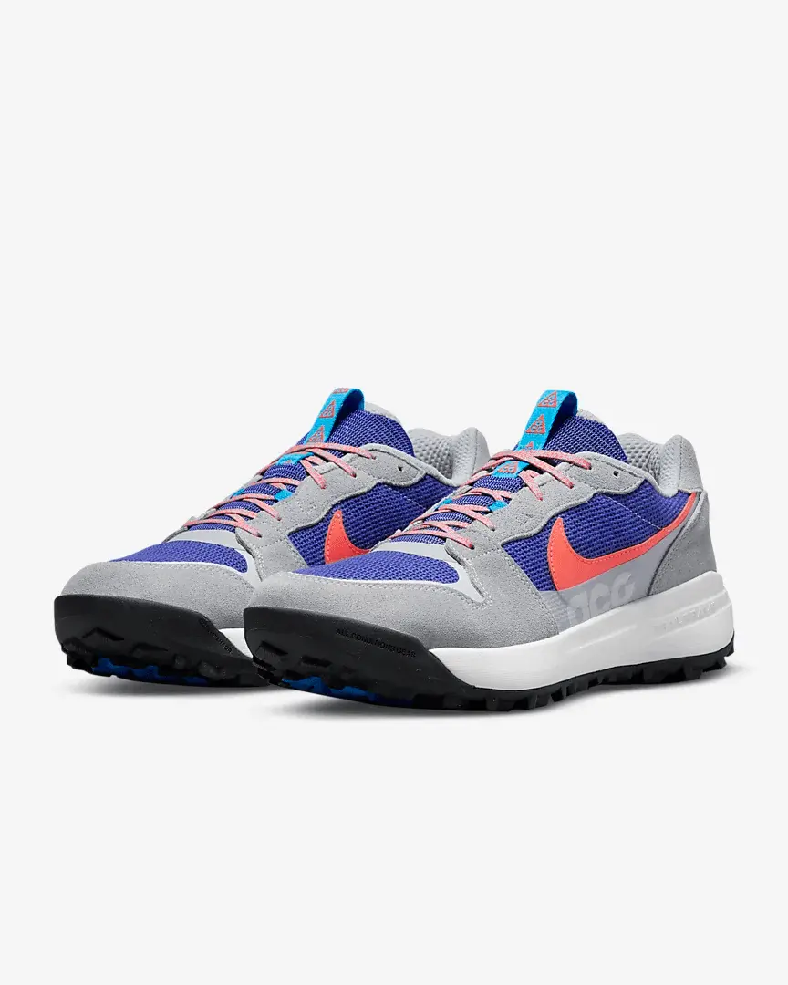 Giày Nike ACG Lowcate 'Wolf Grey Bright Crimson' DM8019-001 - Ảnh 9