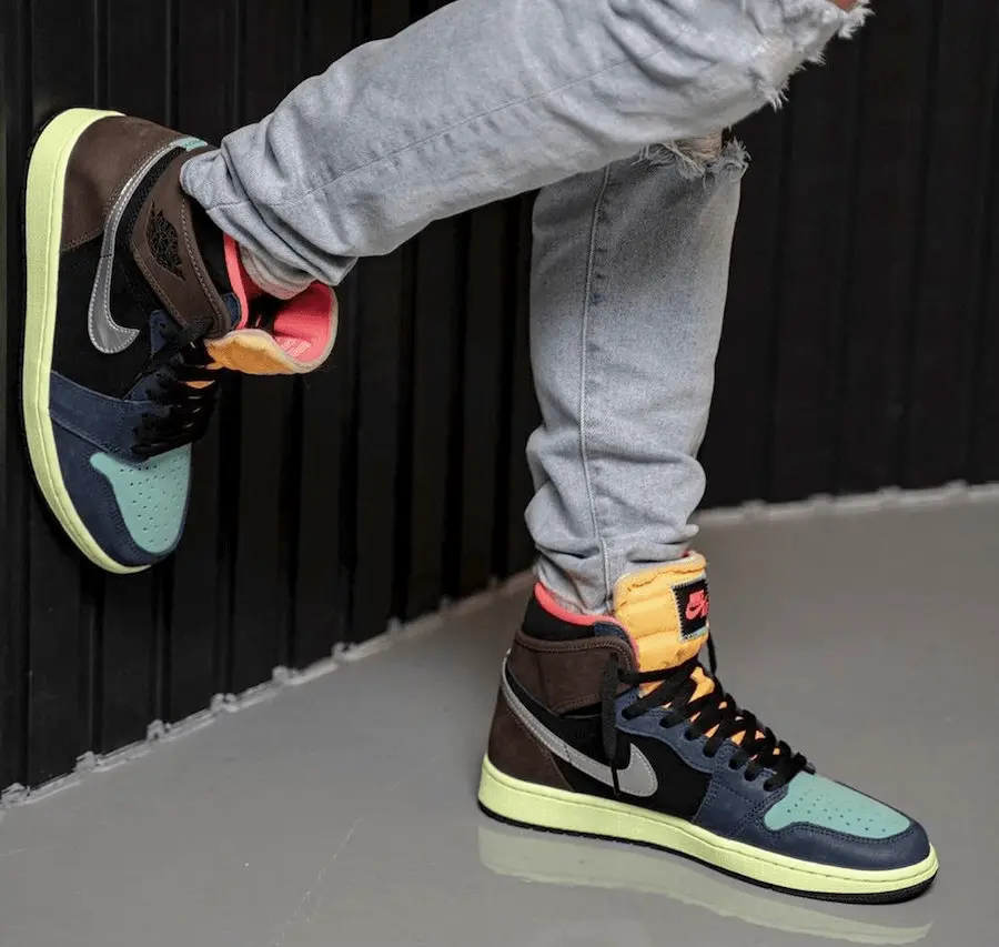 Giày Nike Air Jordan 1 Retro High 'Tokyo Bio Hack' 555088-201 - Ảnh 6