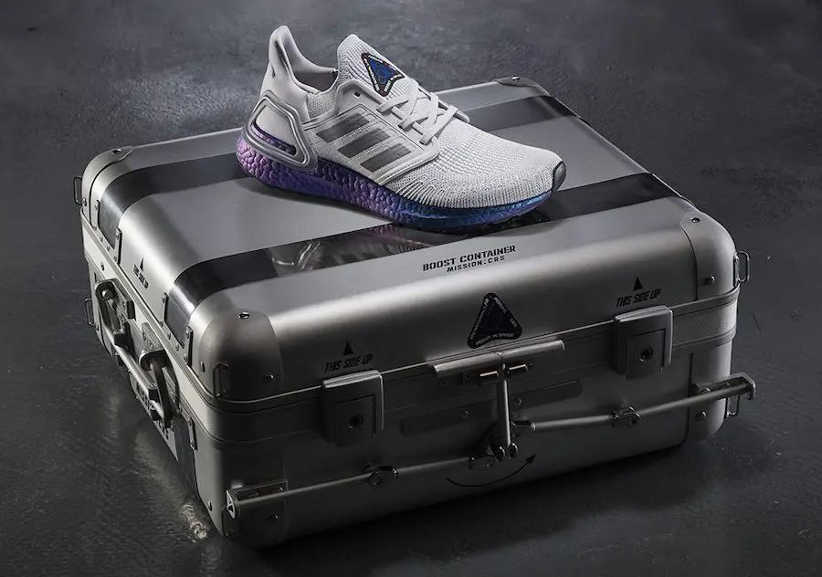 Giày Adidas Ultra Boost 2020 ISS US National Lab Dash 'Grey x Blue' EG0755 - Ảnh 3